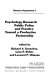 Psychology research, public policy, and practice : toward a productive partnership /