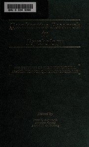 Qualitative research in psychology : proceedings of the International Association for Qualitative Research in Social Science /