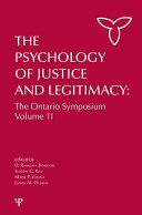 The psychology of justice and legitimacy /