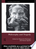 Philosophy and tragedy /