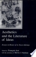 Aesthetics and the literature of ideas : essays in honor of A. Owen Aldridge /