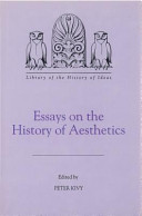 Essays on the history of aesthetics /