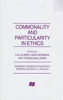 Commonality and particularity in ethics /