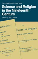Science and religion in the nineteenth century /
