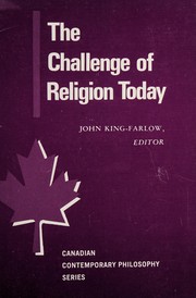 The Challenge of religion today : essays on the philosophy of religion /