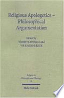 Religious apologetics - philosophical argumentation /