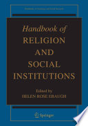 Handbook of religion and social institutions /