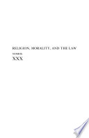 Religion, morality, and the law /