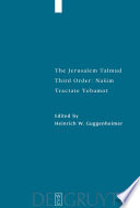 The Jerusalem Talmud, Tractate Yebamot /