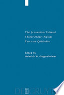 The Jerusalem Talmud.