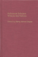 Holocaust scholars write to the Vatican /