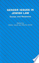 Gender issues in Jewish life : essays and responsa /