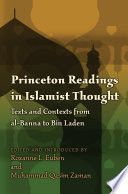 Princeton readings in Islamist thought : texts and contexts from al-Banna to Bin Laden /