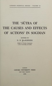 The Sūtra of the causes and effects of actions in Sogdian /