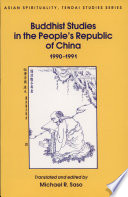 Buddhist studies in the People's Republic of China, 1990-1991 /