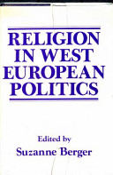 Religion in West European politics /