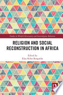 Religion and social reconstruction in Africa /