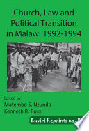 Church, law and political transition in Malawi 1992-1994 /