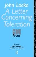 John Locke, a letter concerning toleration in focus /