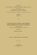 Catalogue of Coptic and Arabic manuscripts in Dayr al-Suryān.