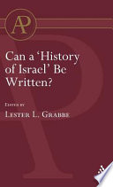 Can a 'history of Israel' be written? /