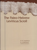 The Paleo-Hebrew Leviticus scroll (llQpaleoLev) /