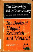 The Books of Haggai, Zechariah, and Malachi /