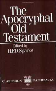 The Apocryphal Old Testament /