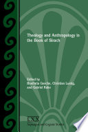 Theology and anthropology in the Book of Sirach /