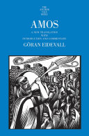 Amos : a new translation with introduction and commentary /