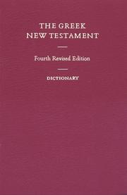 The Greek New Testament /