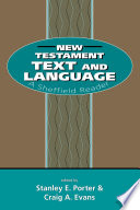 New Testament text and language /