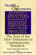 The text of the New Testament in contemporary research : essays on the status quaestionis /