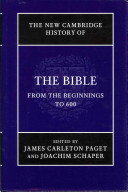 The New Cambridge history of the Bible.