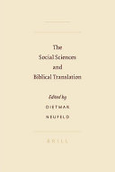 The social sciences and biblical translation /
