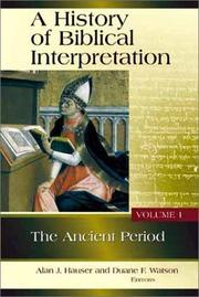 A history of biblical interpretation /