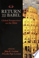 Return to Babel : global perspectives on the Bible /