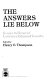 The Answers lie below : essays in honor of Lawrence Edmund Toombs /