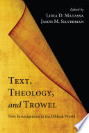 Text, theology, and trowel : new investigations in the biblical world /