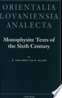 Monophysite texts of the sixth century /