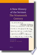 A new history of the sermon : the nineteenth century /