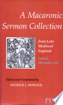 A macaronic sermon collection from late medieval England : Oxford, MS Bodley 649 /
