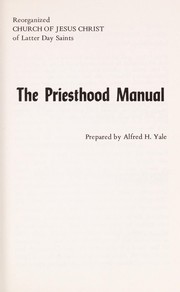 The Priesthood manual /