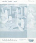 United States, 2000. 2000 census of population and housing.