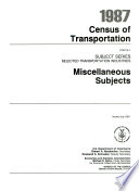 1987 census of transportation.