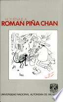 Homenaje a Román Piña Chan /