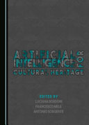 Artificial intelligence for cultural heritage /