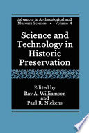 Science and technology in historic preservation /