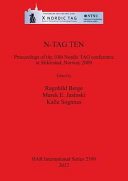 N-TAG TEN : Proceedings of the 10th Nordic TAG conference at Stiklestad, Norway 2009 /