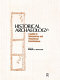 Historical archaeology : a guide to substantive and theoretical contributions /